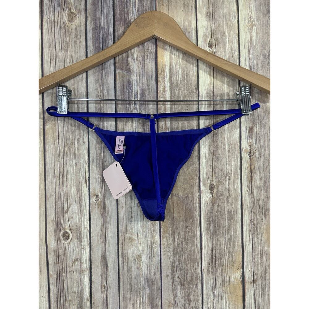 NEW Agent Provocateur Janet Trixie Purple Thong Panties Size 4 NWT US Size 8 - Picture 2 of 4